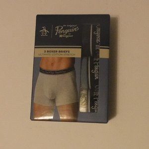 Penguin by Munsingwear 3 Pack Men's Cotton Stretch Boxer Briefs size XL 40-42